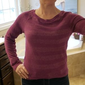 Long Sleeve Sparkle Stripe Top